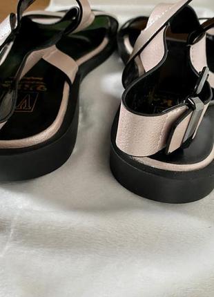 Нові босоніжки рожеві пудрові сандалі6 фото