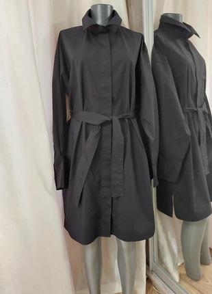Стильне з пояском плаття 👗 сорочка великого розміру