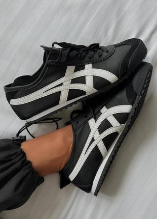 Жіночі кеди asics onitsuka tiger mexico 66 black1 фото