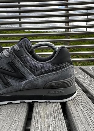 Кросівки new balance 574 (36-41, темно-сірі)3 фото