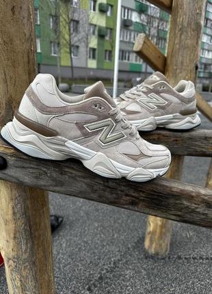 Кросівки new balance 9060 beige1 фото