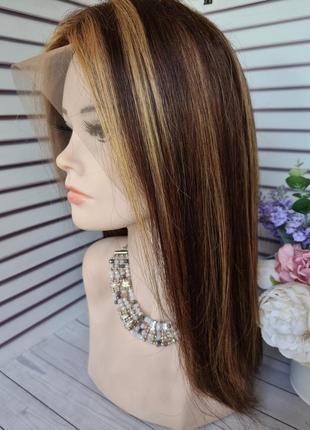 Шикарный парик фабричный 100% натуральный волос