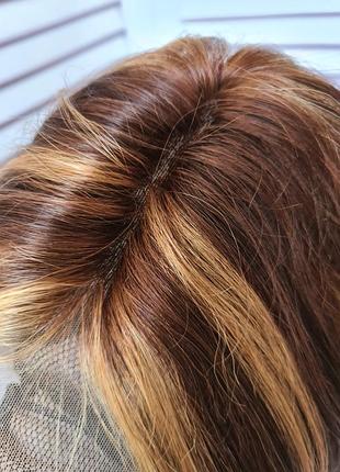 Шикарный парик фабричный 100% натуральный волос