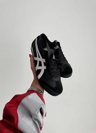 Чоловічі та жіночі кеди asics onitsuka tiger mexico 66 black2 фото