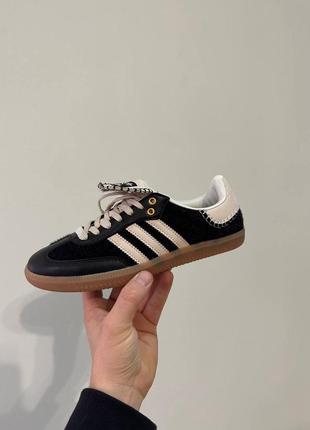 Кеди унісекс adidas samba pony tonal wales bonner  black5 фото