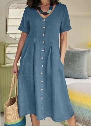 Натуральное платье для шикарной дамы