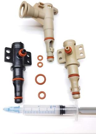 Ремкомплект уплотнителей носика бойлера philips saeco gaggia + силиконовая пищевая смазка