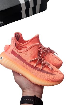 Жіночі яскраві кросівки adidas yeezy boost 350 v2 рожеві🔥3 фото