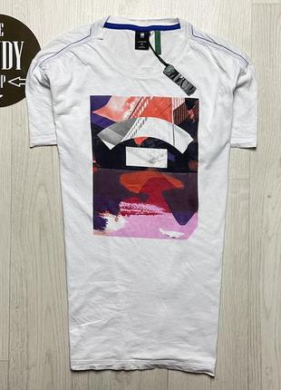 Мужская футболка g-star raw, размер m-l