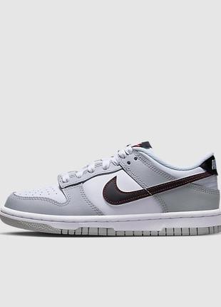 Nike dunk low se gs 'lottery pack - grey fog' 40