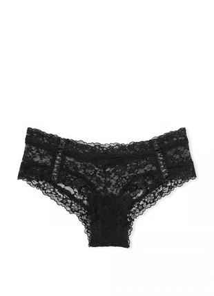 Мереживні трусики від вікторія сікрет lace-up lace cheeky panty3 фото