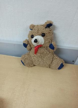 Мягкий винтажный мишка
