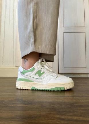 New balance 550 green/white 36