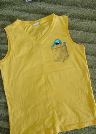 Майка желтая waikiki 140-146