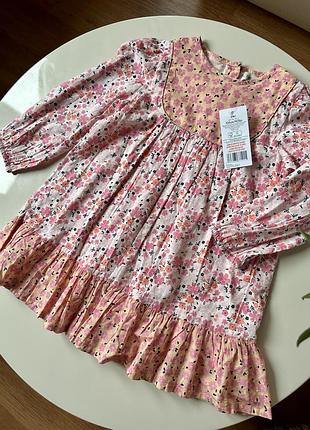 Новое платье детское розовое, с этикетками, бренд f&amp;f со скидкой-50%