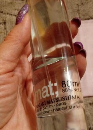 Masaki matsushima mat парфумированная вода 80 мл оригинал!1 фото