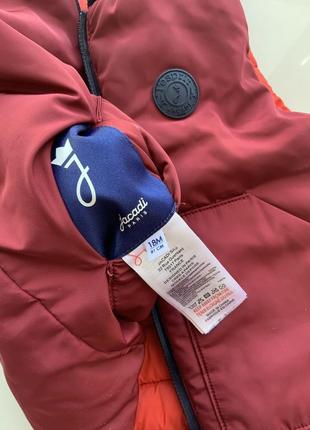 Jacadi люксовый двусторонний жилет 18 мес7 фото