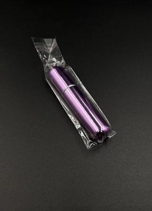 Атомайзер для спрей-духов с отверстием для наполнения 80х16мм на 5мл. фиолетовый цвет глянцевый.3 фото