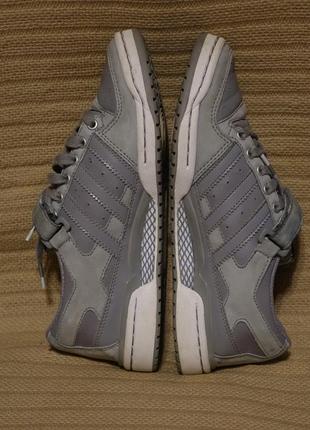 Серые низкие комбинированные кожаные сникерсы adidas sleek series 36 2/3 р7 фото