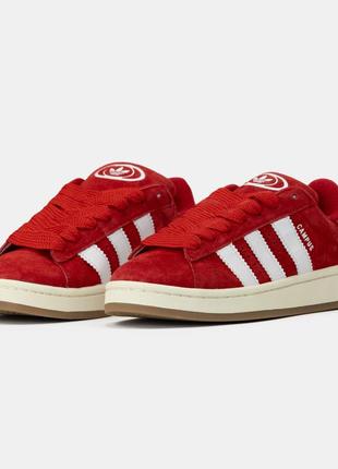 Adidas campus 00s red white lux2 фото