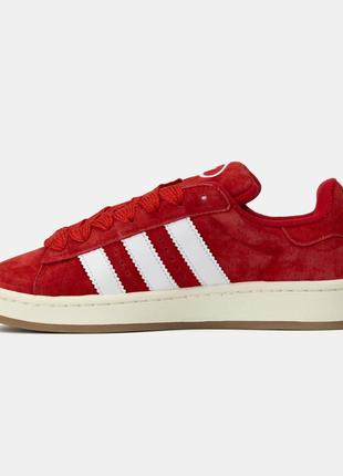 Adidas campus 00s red white lux7 фото