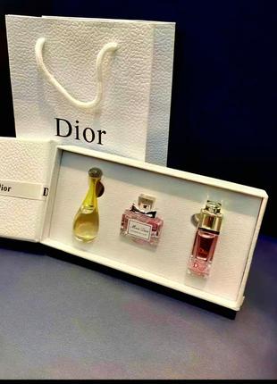 Набор парфюма, духи christian dior, брендовые, люксовые, подарок, качественные