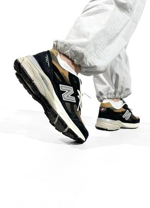 New balance 990 black/orange 362 фото