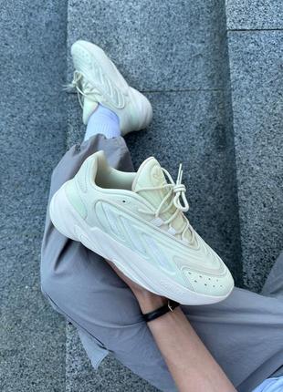 Жіночі кросівки adidas ozelia cream mint white адідас озелія