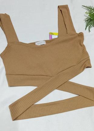 ✅топ с плетением/топ в рубчик/базовая майка