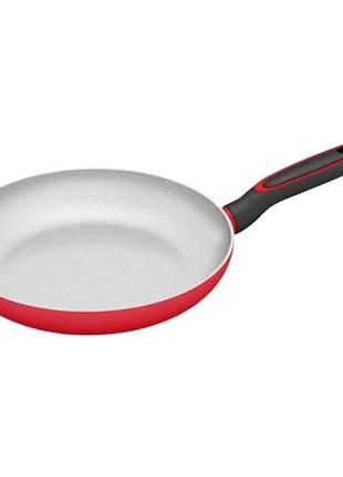 Сковорода magio mg-1178 с мраморным антипригарным покрытием 26 см, сковорода с толстым дном