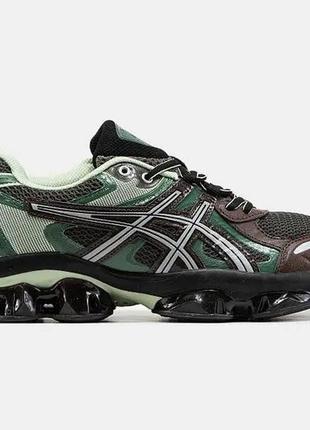 Asics gel-quantum kinetic brown green 41