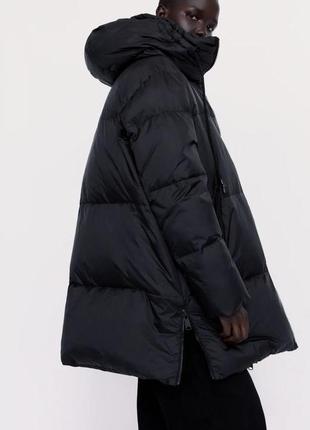 Пухове пальто пуховик zara