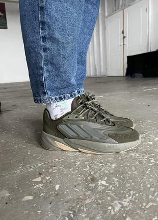 Чоловічі кросівки adidas ozelia khaki адідас озелія хакі9 фото