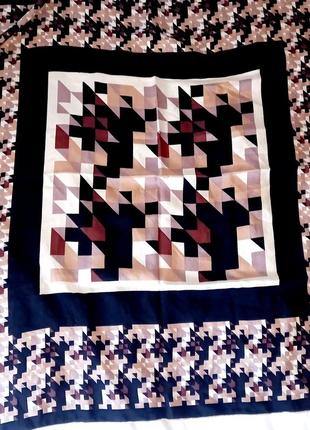 Vintage authentic vakko 90х87 роуль шовк