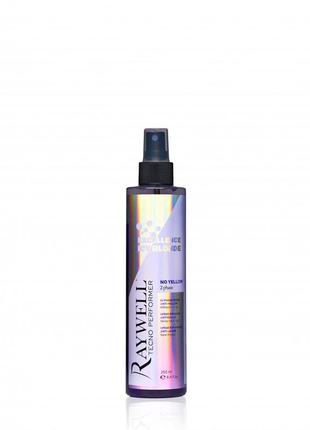 Двухфазный спрей с антижелтым эффектом raywell excellence icy blonde 250 ml