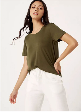 Стильная футболка цвета хаки, marks & spencer. 46/48 евро