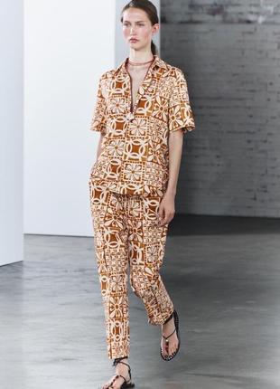 Костюм женский хлопковый zara new
