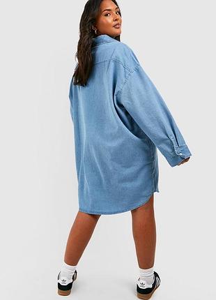 Джинсова сукня сорочка оверсайз h&amp;m