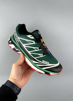 Salomon xt-6 black green3 фото