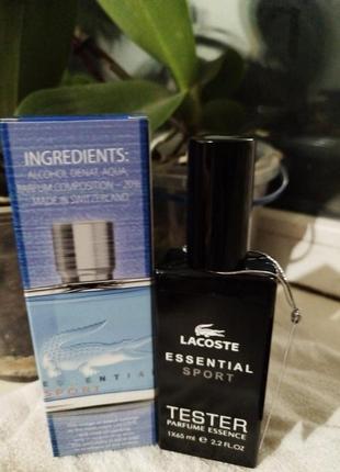 Чоловічі парфуми lacoste essential sport lacoste fragrances ( лакоста ессеншил спорт) — 65 мл.