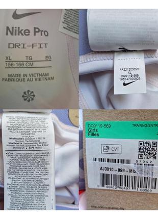 Легінси лосини nike dri-fit pro підліткові нові яскраві оригінал 10