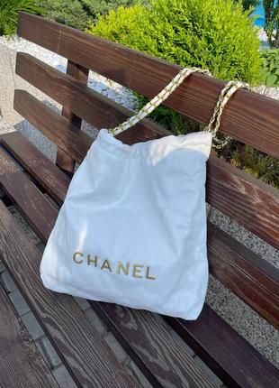 Сумка chanel біла1 фото