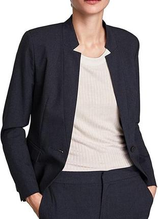 Базовый пиджак зара блейзер на одну пуговицу от zara