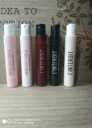 Givenchy. нові фірмови пробники оригінал!