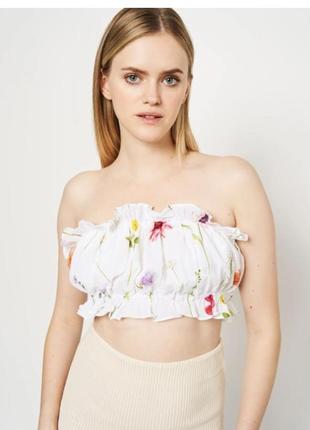 Топ с драпировкой h&m.
