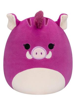 Мягкая игрушка squishmallows кабанчик дженна 19см sqcr04127