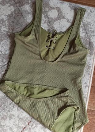 Купальник оливковый от primark3 фото