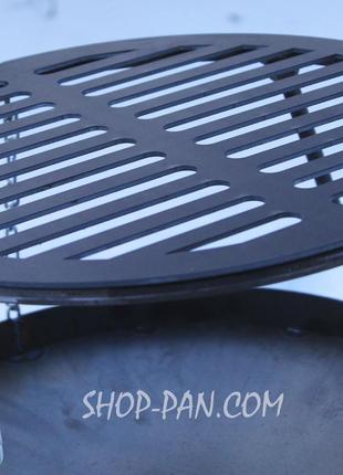 Решетка-гриль для саджа круглая сталь 3мм диаметр 38см