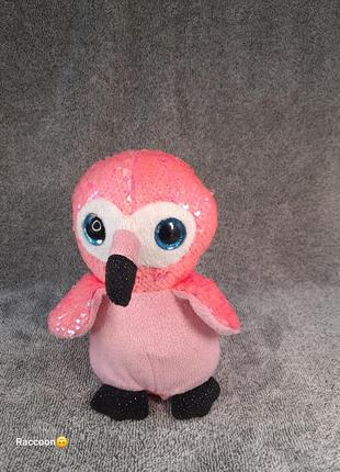 Мягкая игрушка, фламинго, gosh!e glitzies + подарок