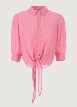 Красивая рубашка, блузка marella с завязками спереди, размер s.2 фото